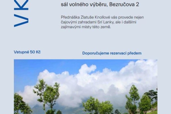 Za čajem na Srí Lanku