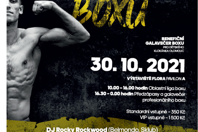 Benefiční galavečer v boxu pro fond ohrožených dětí Klokánek Olomouc