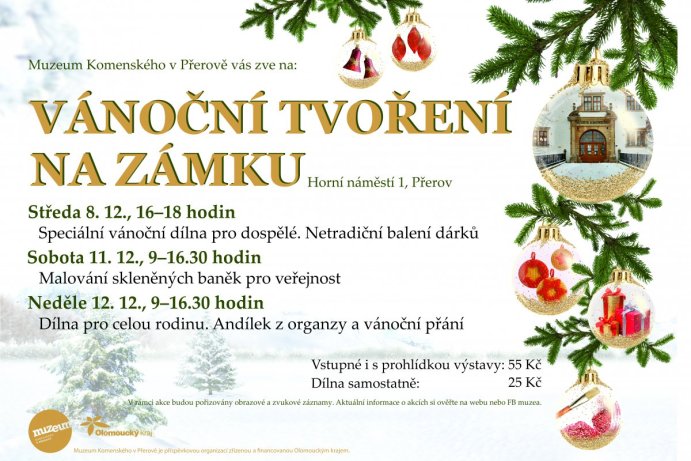 Vánoční tvoření na zámku
