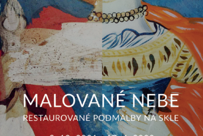 Malované nebe (restaurované podmalby na skle)