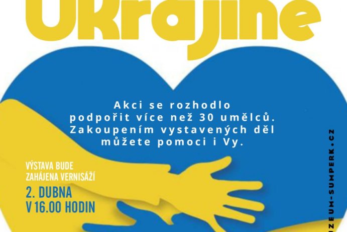 Benefiční výstava na pomoc Ukrajině	