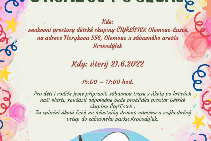 Zábavné odpoledne pro děti S HONZOU PO ČESKU