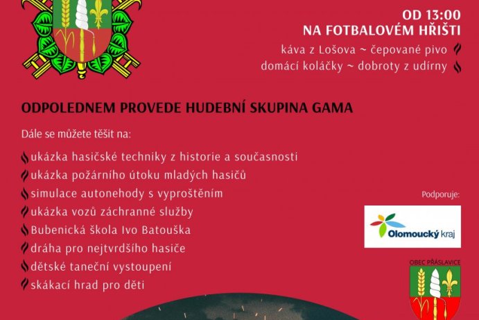 Oslavy 130 let SDH Přáslavice