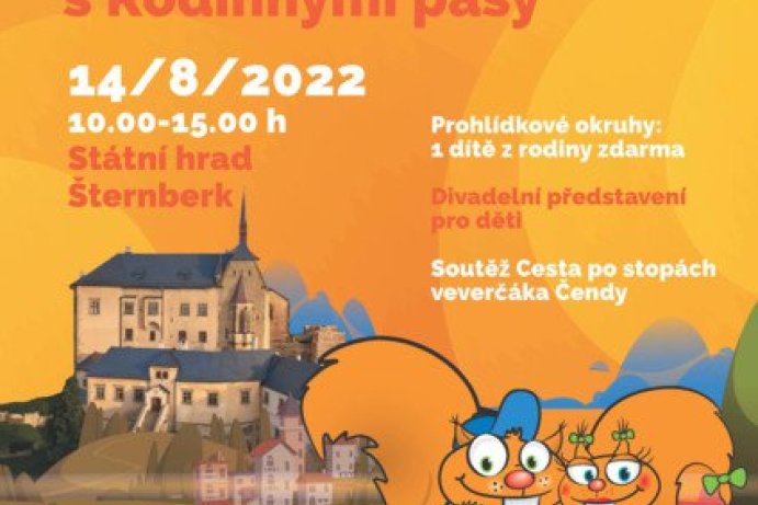 Den s rodinnými pasy na hradě Šternberk