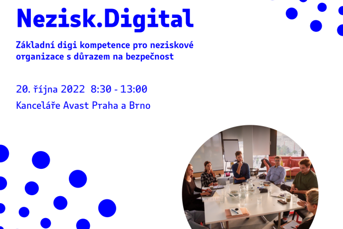 Nezisk.Digital: Základní digi kompetence pro neziskové organizace s důrazem na bezpečnost