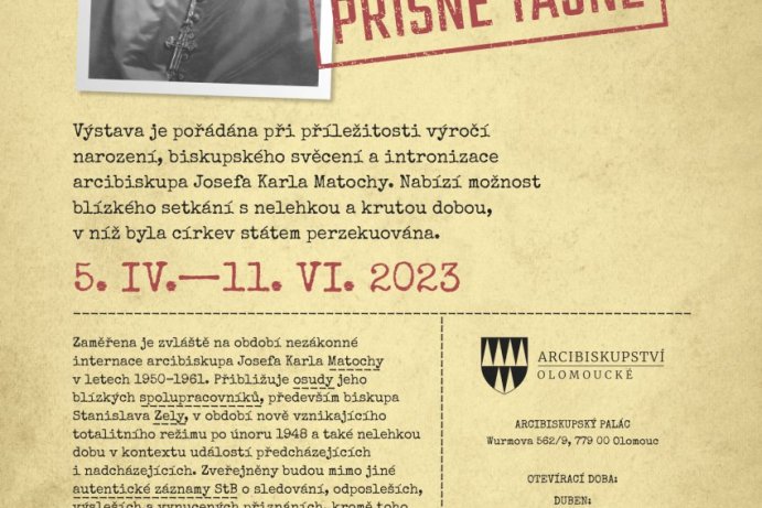 Arcibiskup Matocha: Přísně tajné
