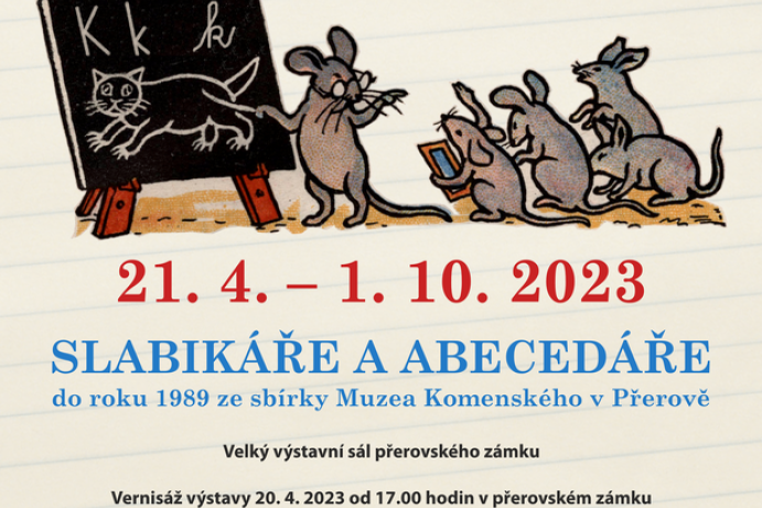 Co je to za písmenko? Výstava slabikářů a abecedářů ze sbírky Muzea Komenského v Přerově