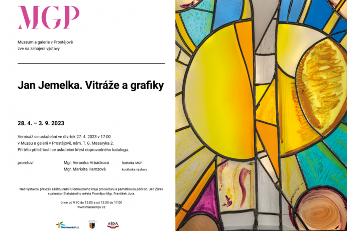 Jan Jemelka. Vitráže a grafiky