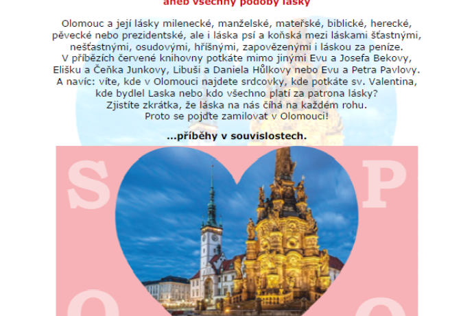 Olomouc zamilovaná aneb všechny podoby lásky