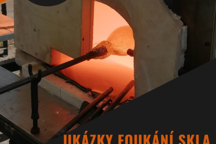 Ukázky foukání skla