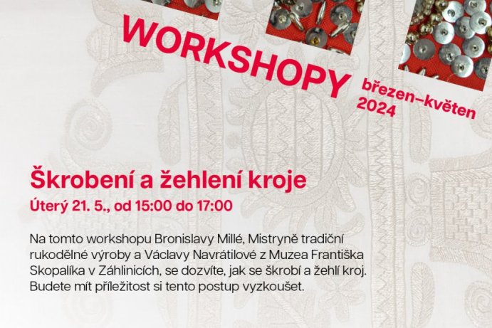 Workshopy tradiční lidové kultury - Škrobení a žehlení kroje
