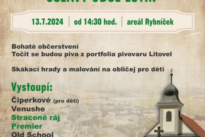 Oslavy 790 let Obce Lutín