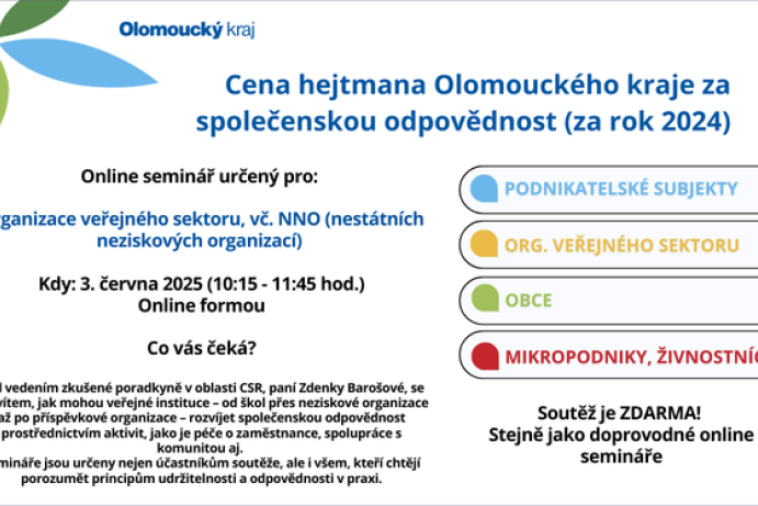 Online seminář: Společenská odpovědnost ve veřejném sektoru