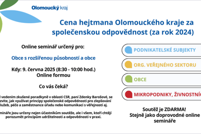 Online seminář: Společenská odpovědnost obcí – jak ji uchopit