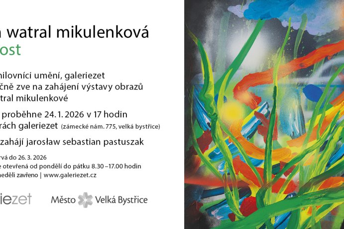 pozvánka galeriezet - hana watral mikulenková - blízkost