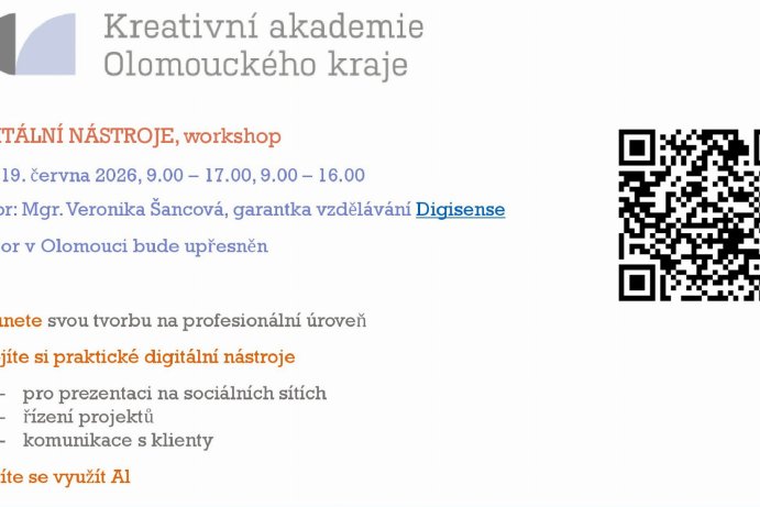 Kreativní akademii OK Digi nástroje