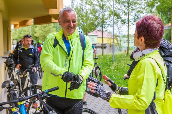 Výlet provedl cyklisty Mikroregionem Bystřička