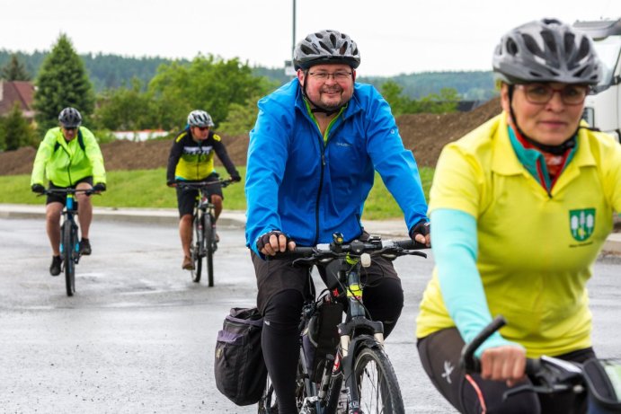 Výlet provedl cyklisty Mikroregionem Bystřička