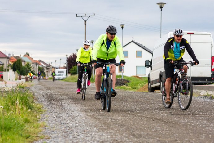 Výlet provedl cyklisty Mikroregionem Bystřička