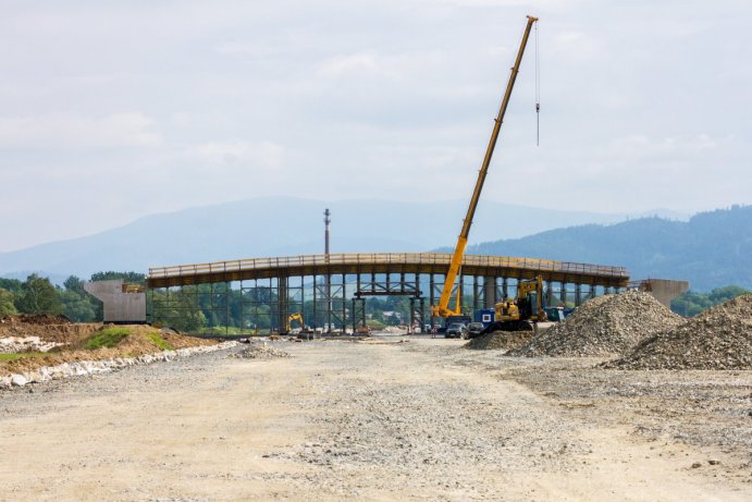 Pokračuje stavba obchvatu Bludova.