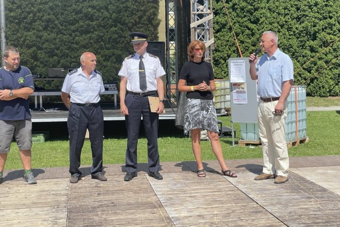 V Lošticích slavili 130 let od založení sboru dobrovolných hasičů; foto: SDH Loštice