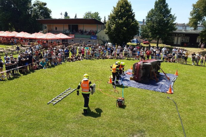V Lošticích slavili 130 let od založení sboru dobrovolných hasičů; foto: SDH Loštice