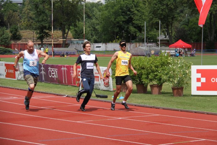 Hendikepovaní atleti v Olomouci