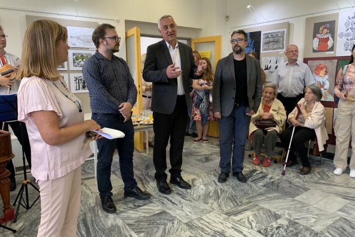 Vernisáž výstavy výtvarných prací žáků ZUŠ "INSPIRUJEME EVROPU“