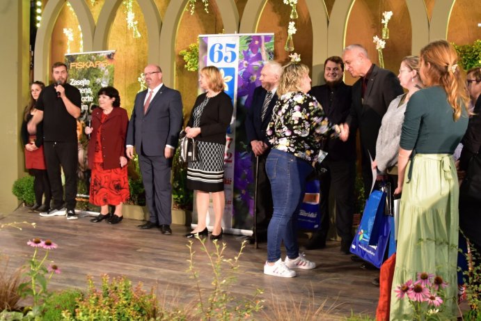 Na výstavišti se soutěžilo o ceny za nejkrásnější kytice