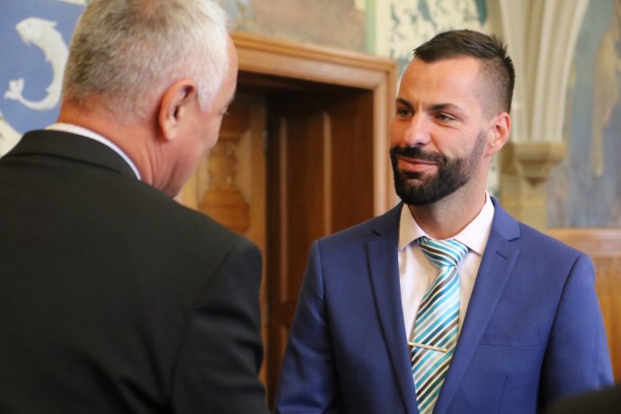 Slavnostní předání zlatých medailí Prof. MUDr. Jana Jánského Foto:Blanka Martinovská