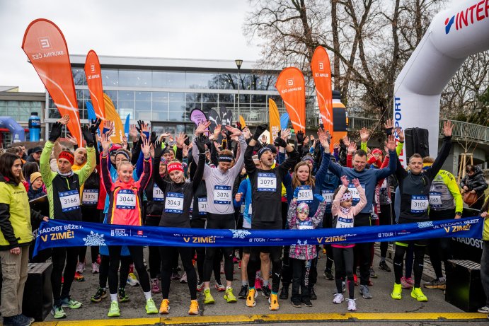Olomouc hostila finálový závod zimní série ČEZ RunTour