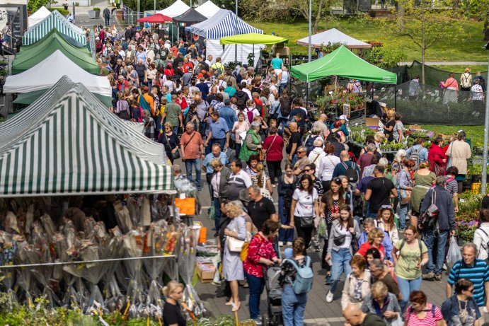Jarní Flora Olomouc otevřela své brány. Hlavní expozici tvoří Paralelní květy