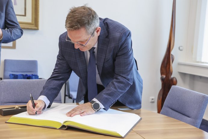 Slovenský velvyslanec navštívil hejtmanství