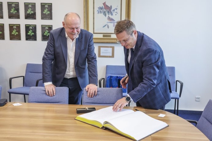 Slovenský velvyslanec navštívil hejtmanství