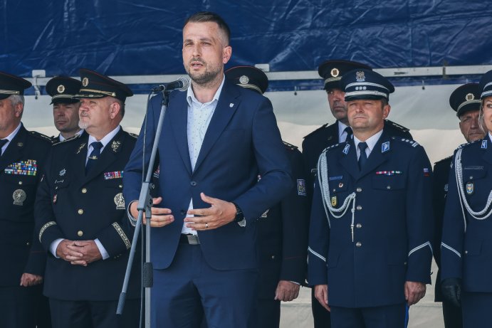 Policie vzdala hold těm, kteří slouží s nasazením