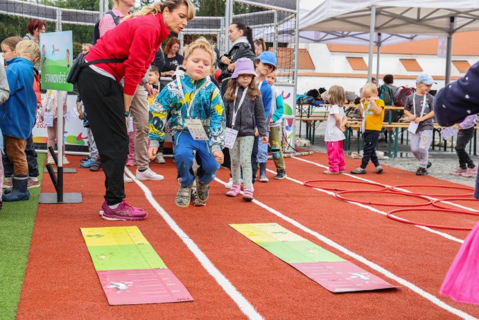 Dětský den se Sportimáčkem potěšil děti i rodiče