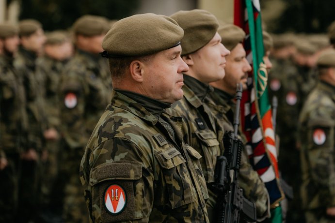  Slavnostní žehnání bojového praporu 7. mechanizované brigády
