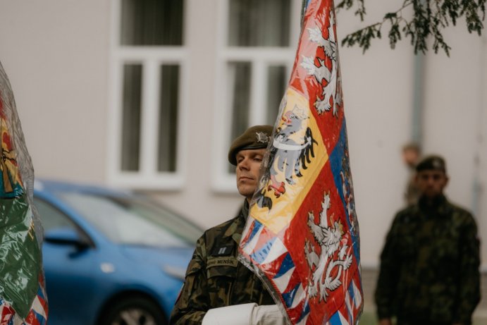  Slavnostní žehnání bojového praporu 7. mechanizované brigády
