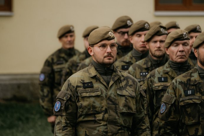  Slavnostní žehnání bojového praporu 7. mechanizované brigády
