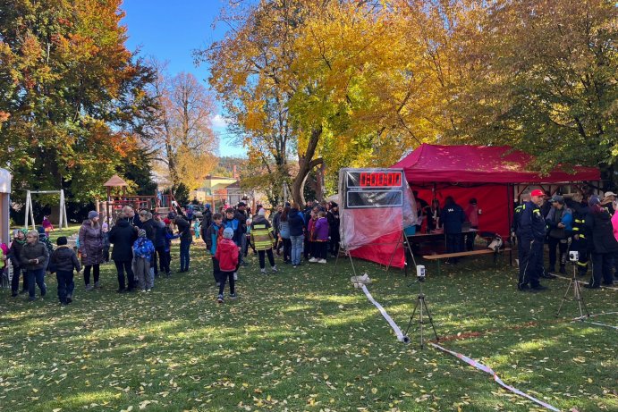  Železný hasič lákal. V Laškově soutěžily desítky dětí
