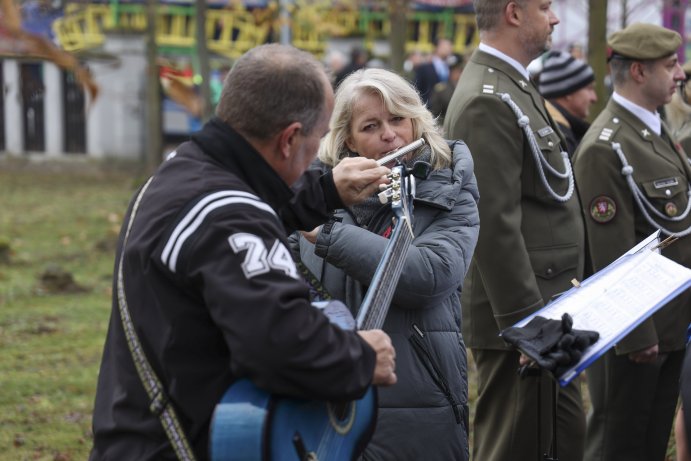  Pieta u příležitosti Dne válečných veteránů, nejen na vojenském hřbitově
