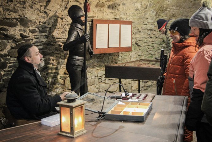  Novoroční výstup přilákal na Helfštýn davy návštěvníků
