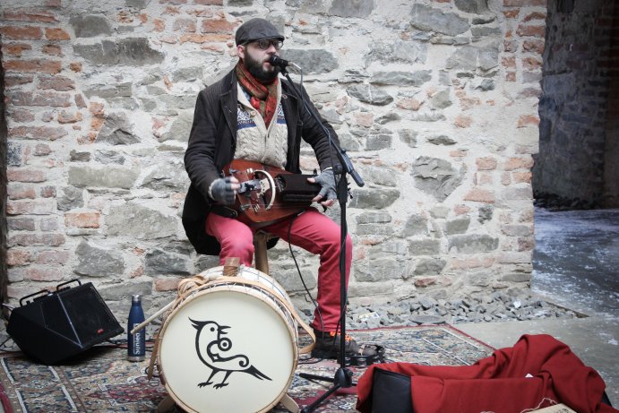  Novoroční výstup přilákal na Helfštýn davy návštěvníků
