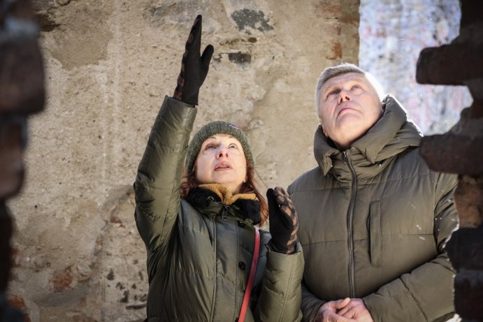  Novoroční výstup přilákal na Helfštýn davy návštěvníků
