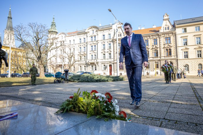 Kraj si připomněl 176 let od narození prezidenta Masaryka