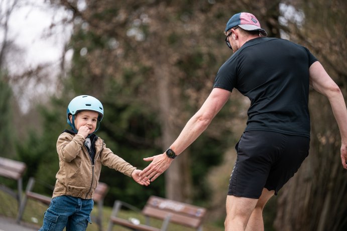  Běžci ve Smetanových sadech. Olomouc hostila RunTour Winter
