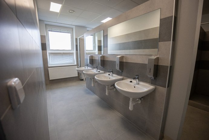  Rekonstrukce sociálního zázemí a nová odborná učebna pro studenty v Lutíně
