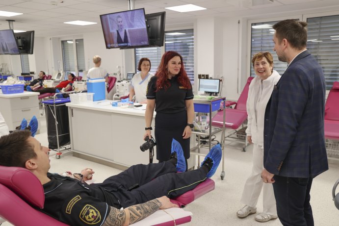  Společná mise – hasiči, policisté i vojáci darovali krev
