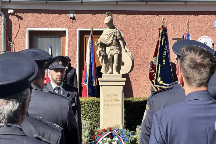 Sv. Florián v Ludéřově: tradice, nové hasičské auto i bohatý program 
Foto: Milan Husička