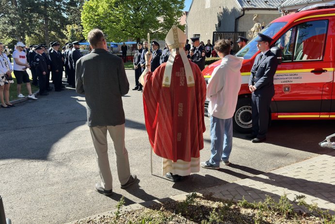 Sv. Florián v Ludéřově: tradice, nové hasičské auto i bohatý program 
Foto: Milan Husička